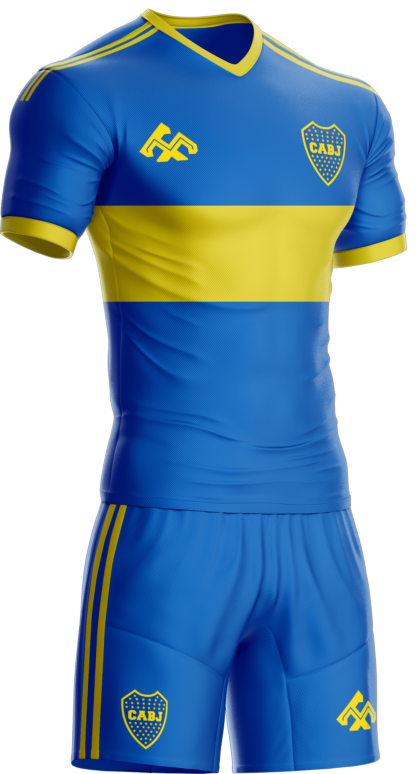 BOCA CAVANI #24612 AZUL CON AMARILLO